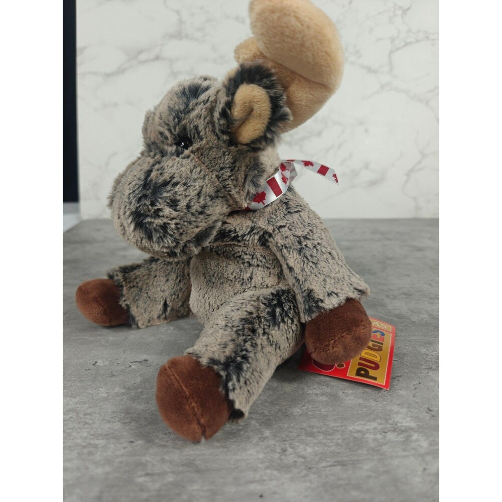 Douglas Pudgies Plush Marshall The Moose #7740 NWT Stuffed Animal Canada